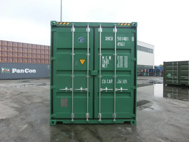Novo contentor marítimo High Cube de 40 pés