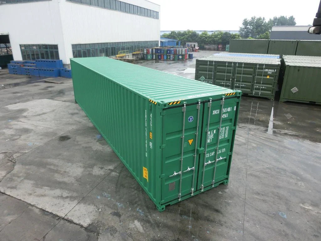 Novo contentor marítimo High Cube de 40 pés