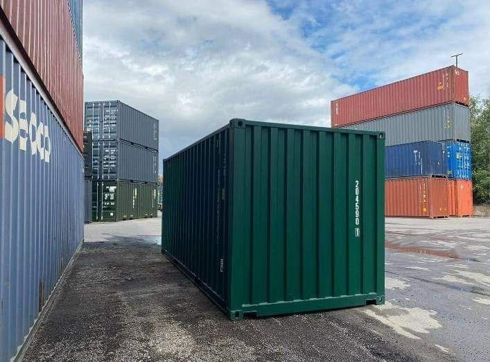 Contentor de transporte de 20 pés resistente ao vento e à água