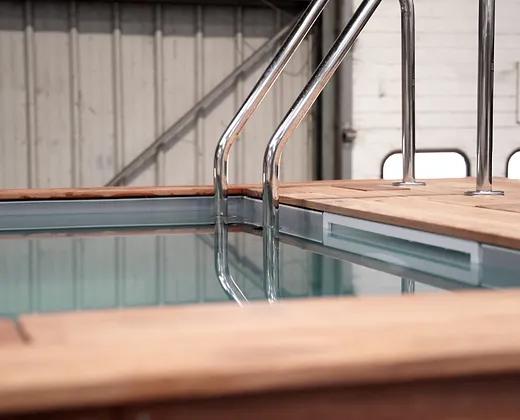 contentor de piscina de 20 pés