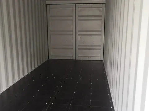 Contentor marítimo de 20 pés dry van branco – novo