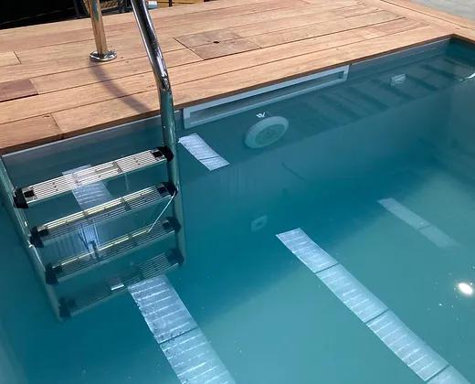 contentor de piscina de 20 pés
