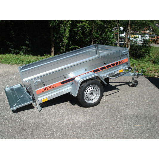 Reboque de bagagem Boro de 2 eixos 750 kg – Condução sem carta de condução E