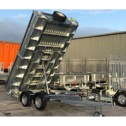 Reboque basculante independente com 2 eixos – PBT 2700 kg