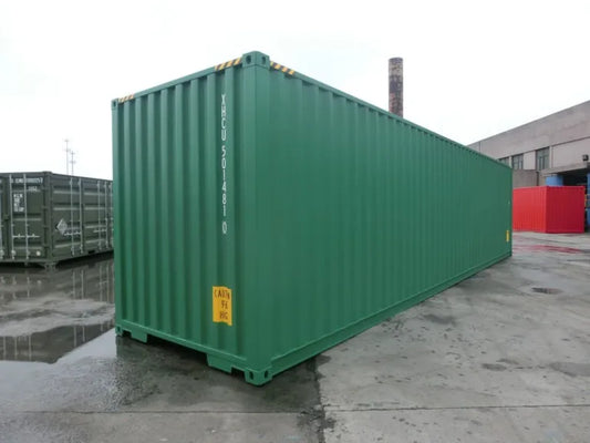 Novo contentor marítimo High Cube de 40 pés