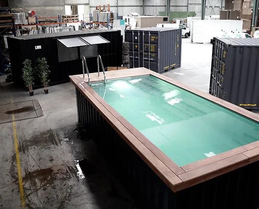 contentor de piscina de 20 pés